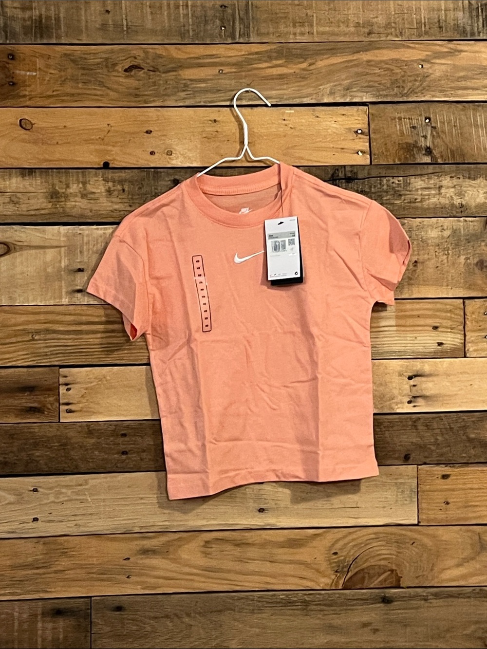 Nike Peach Short Sleeve Kids' Performance Tee